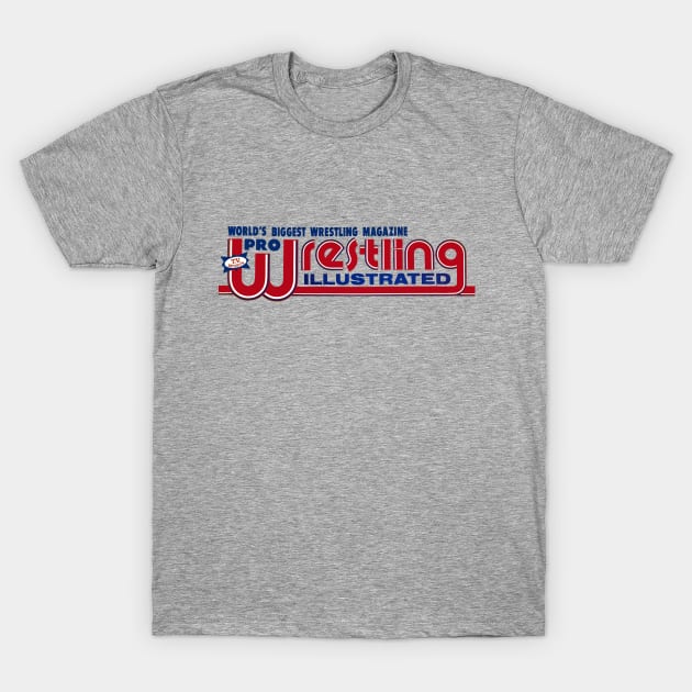 Pro Wrestling Illustrated 70s Logo T-Shirt by Pop Fan Shop